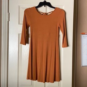 Short, soft material dress